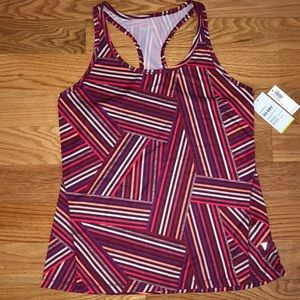 Racerback exercise shirt